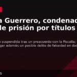 Juliana Guerrero condenada a 3 años de prisión por títulos falsos
